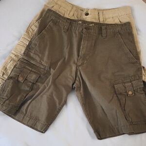 Duo of Eddie Bauer Cargo Shorts